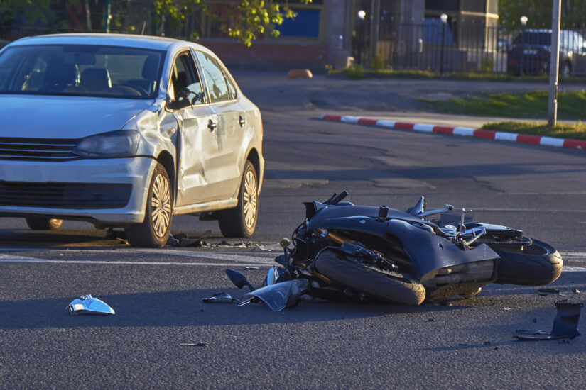 Photo of a Motorcycle Accident
